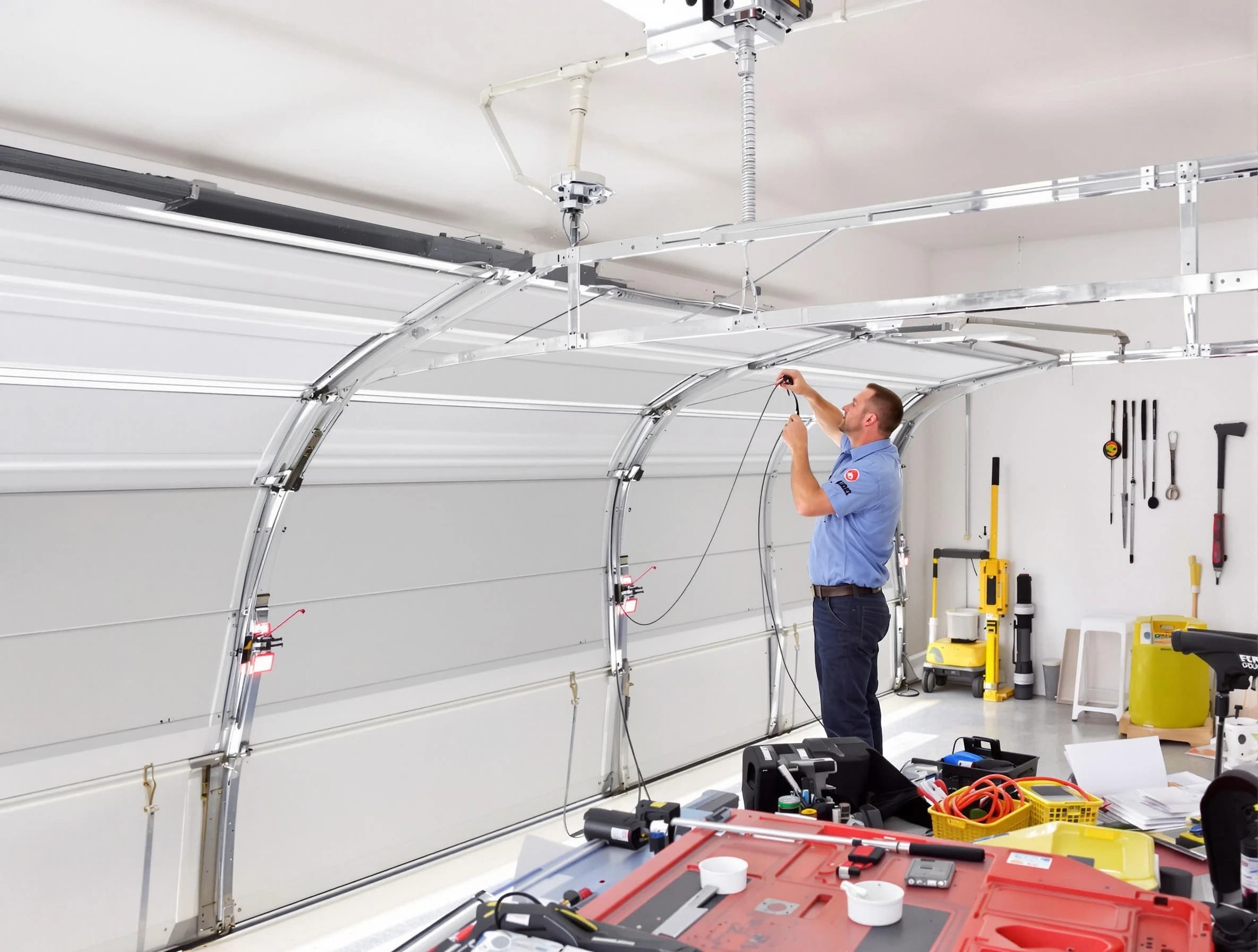 Garage door cable repair service by Frederick Garage Door Repair in Frederick