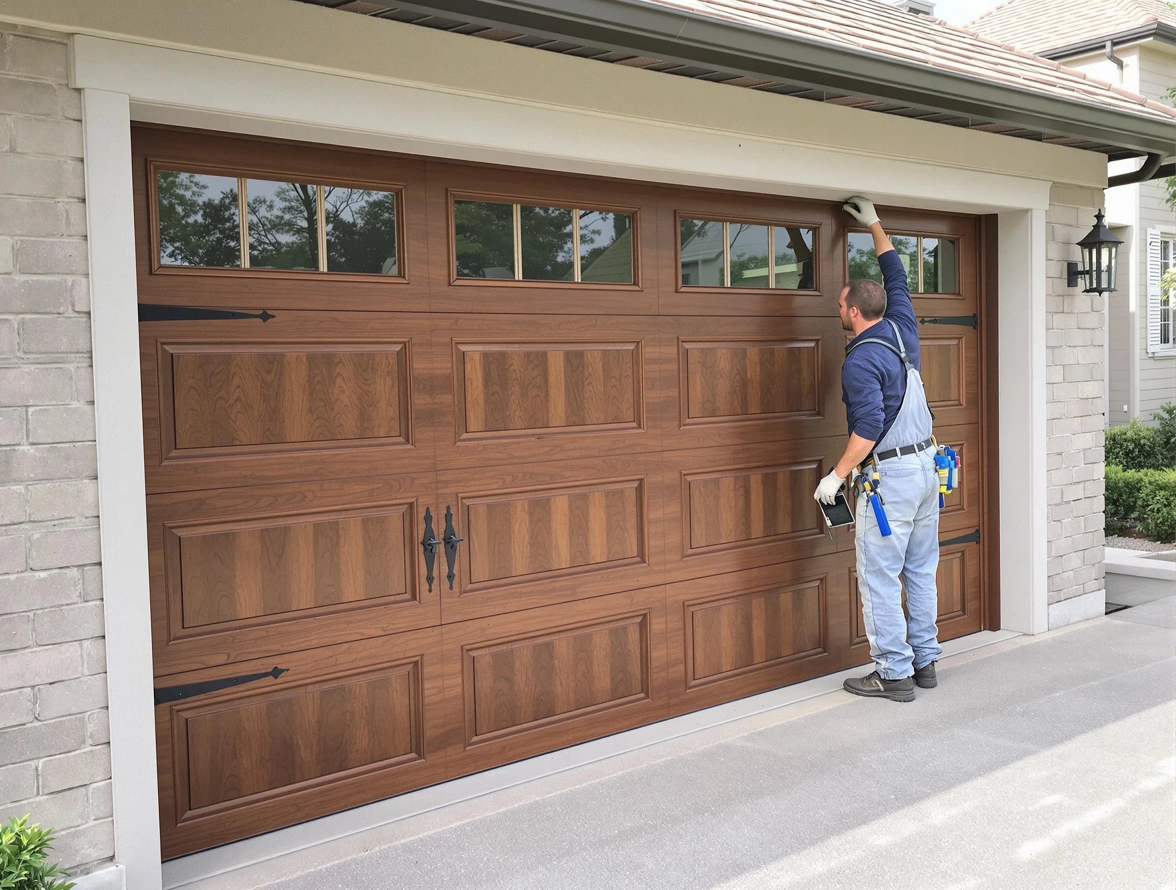 Custom garage door showcase by Frederick Garage Door Repair in Frederick