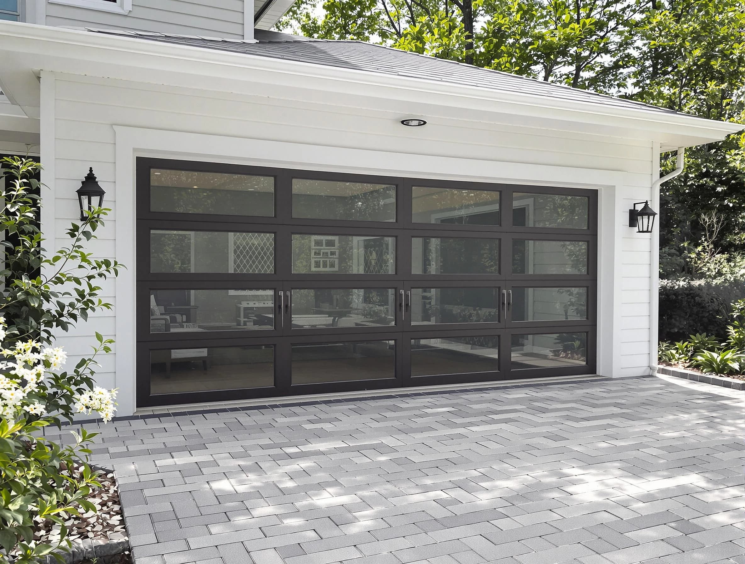 Frederick Garage Door Repair design specialist presenting custom garage door options to Frederick homeowner