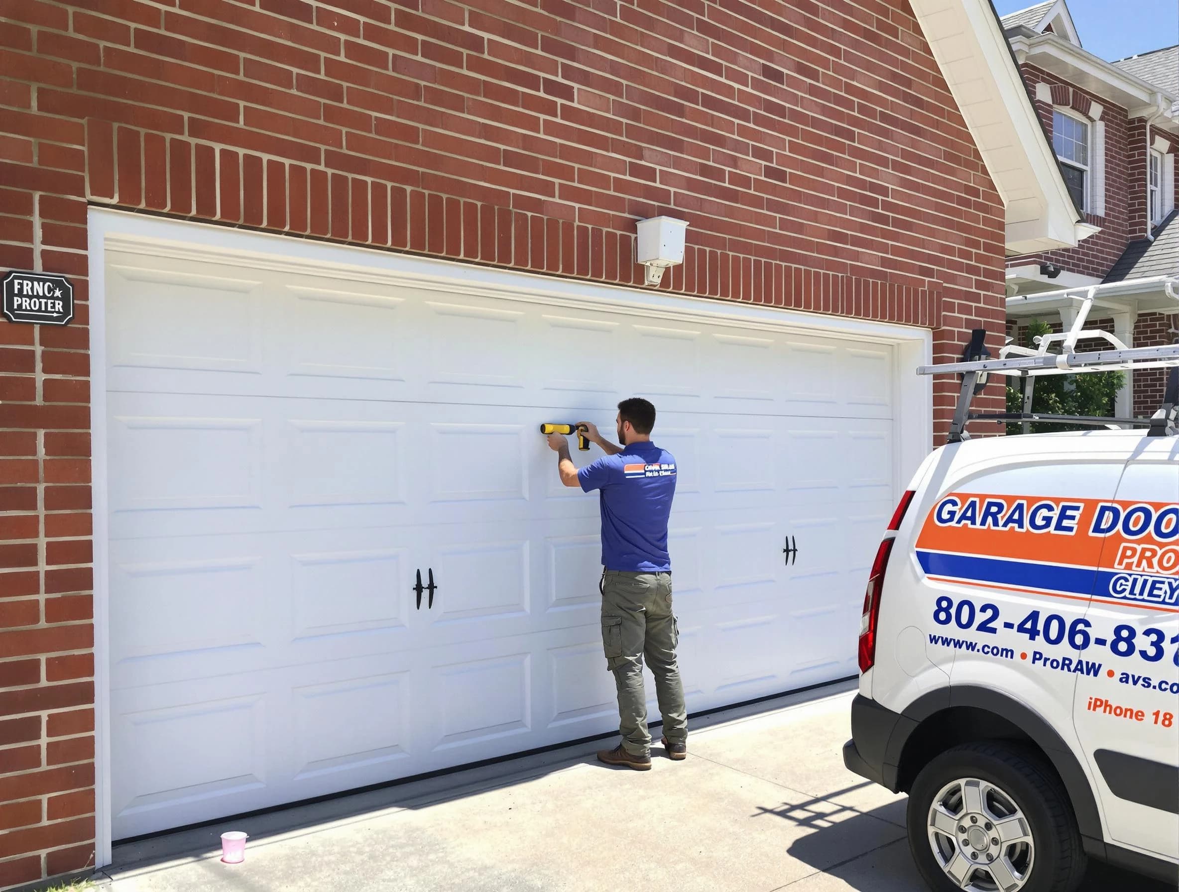 Local garage door repair service by Frederick Garage Door Repair in Frederick