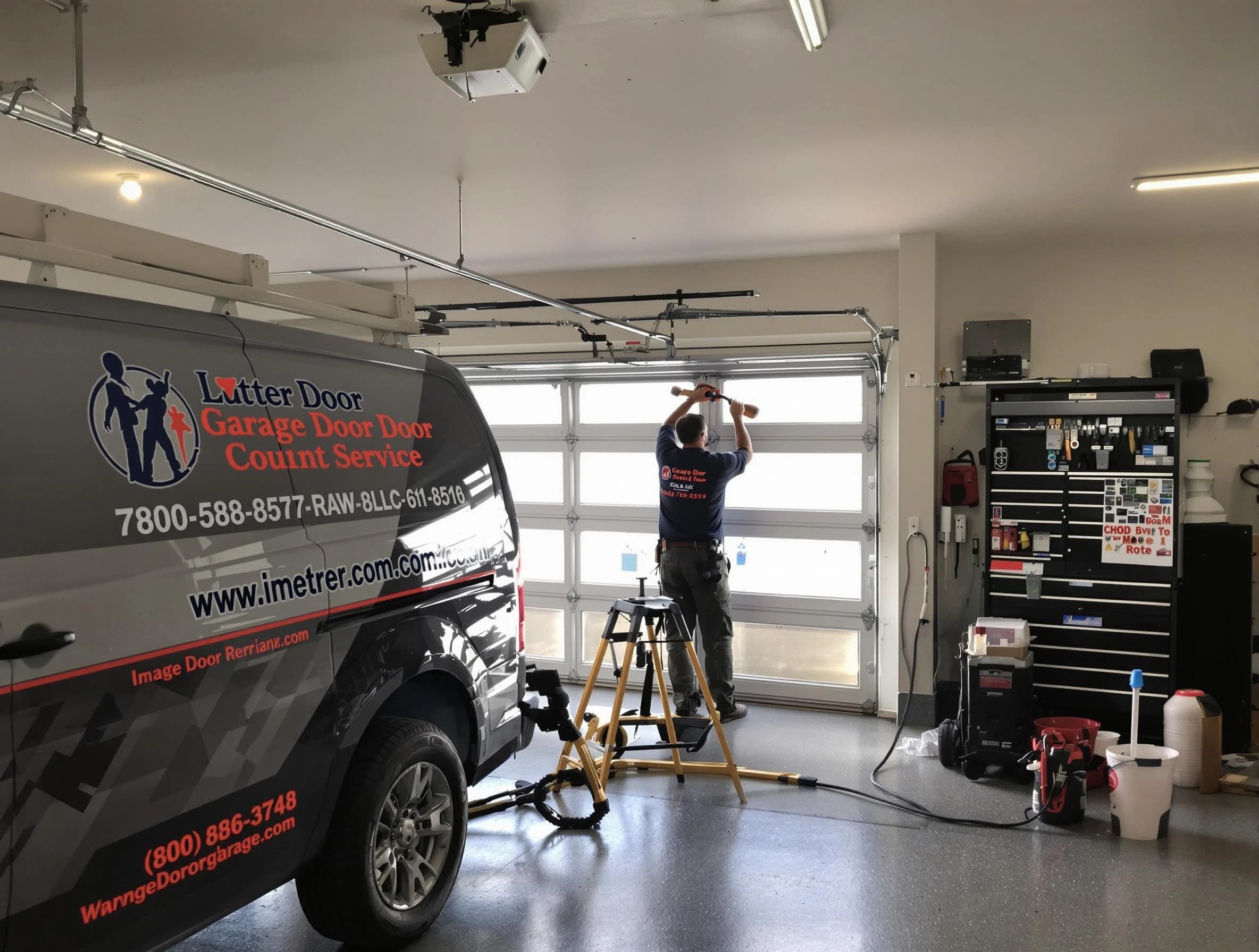 Frederick Garage Door Repair rapid response team performing same-day repair in Frederick