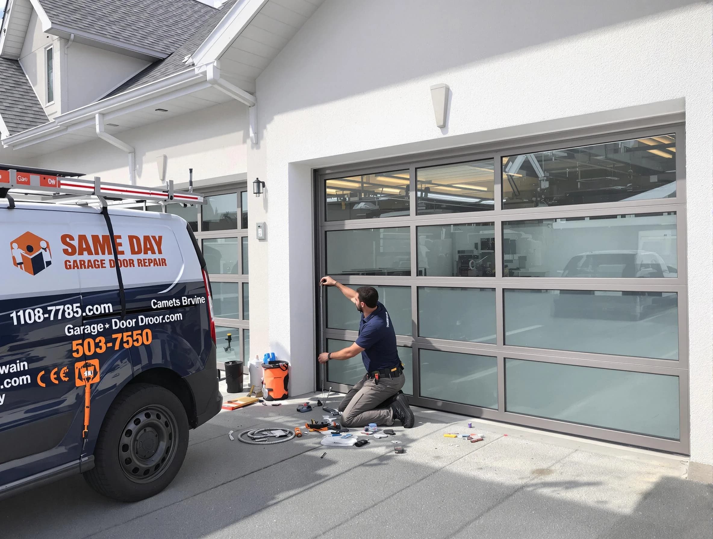Same-day garage door repair service by Frederick Garage Door Repair in Frederick