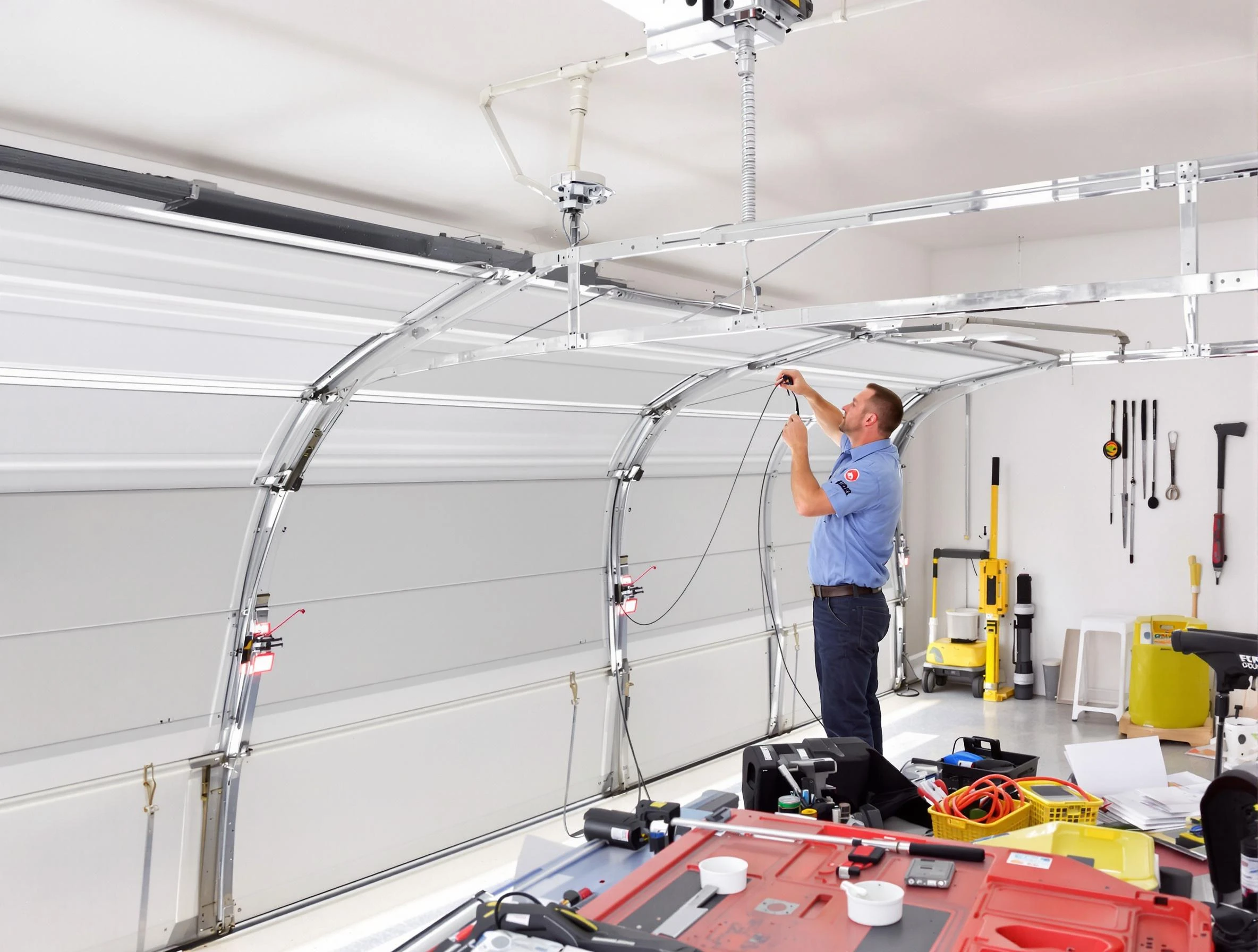 Garage door cable repair service by Frederick Garage Door Repair in Frederick