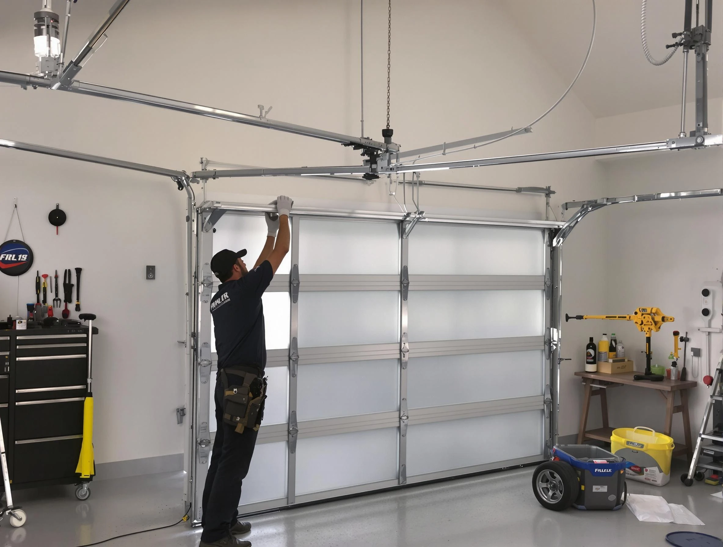Frederick Garage Door Repair certified team performing precision garage door installation in Frederick