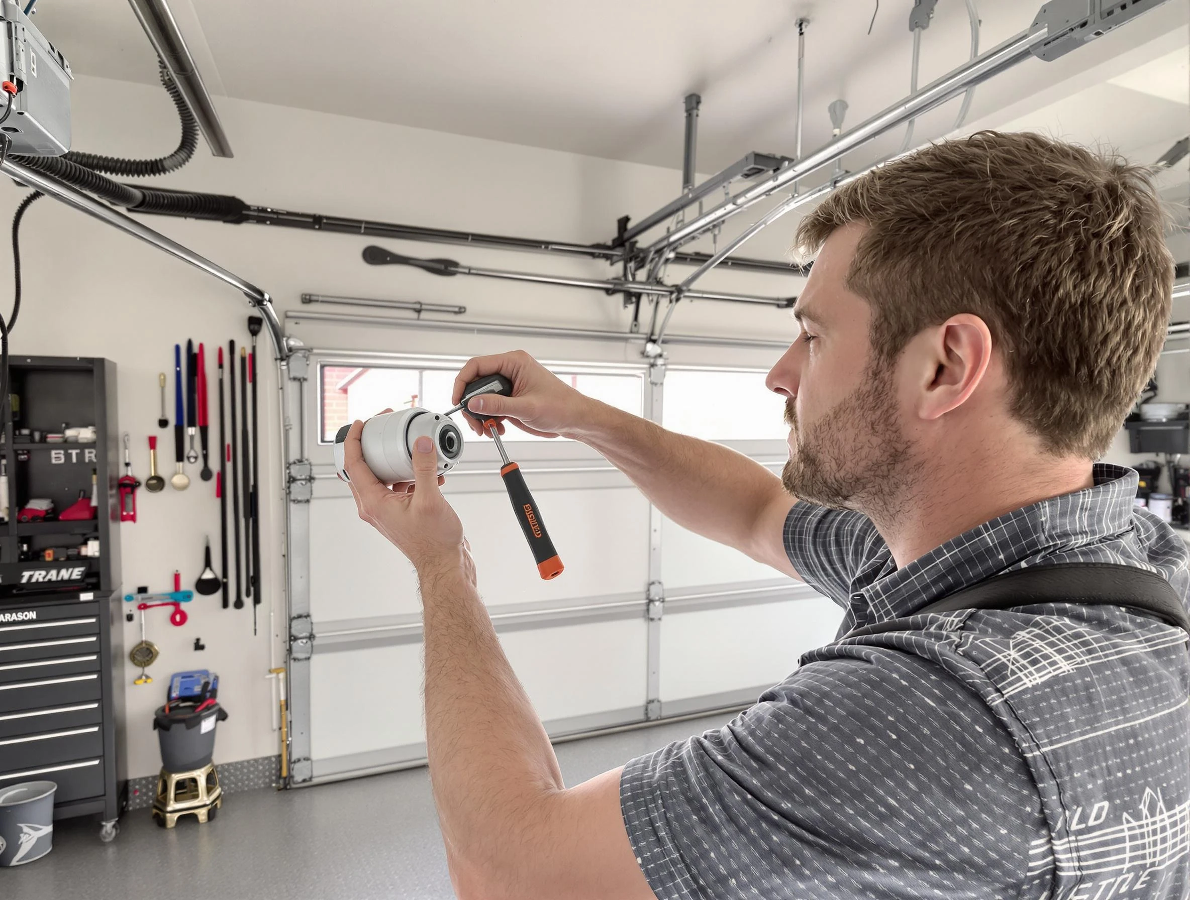 Garage door opener repair service by Frederick Garage Door Repair in Frederick