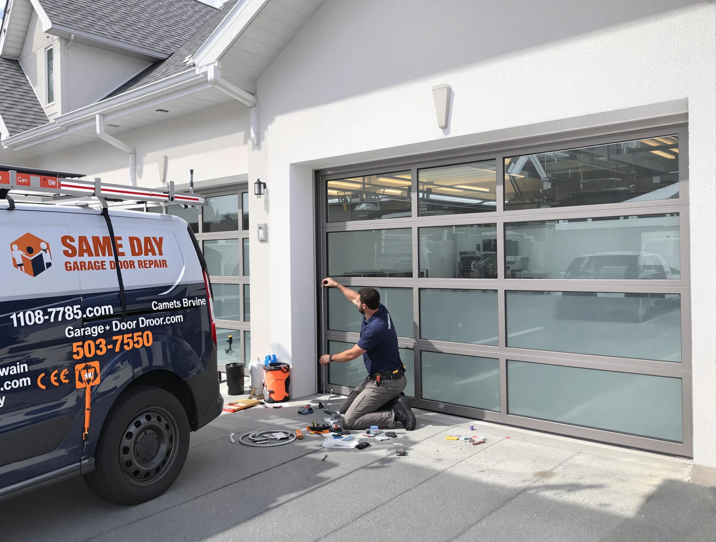 Same-day garage door repair service by Frederick Garage Door Repair in Frederick